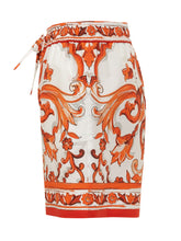 DOLCE & GABBANA - Shorts con Stampa Ornamentale - Rosso - LIDIASHOPPING® - Official Website