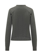 DOLCE & GABBANA - Maglia con Scollo a V e Fiocco - Grigio - LIDIASHOPPING® - Official Website