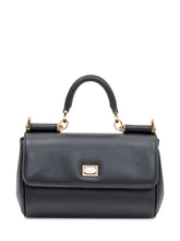 DOLCE & GABBANA - Borsa a Mano Sicily Mini - Nero - LIDIASHOPPING® - Official Website