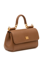 DOLCE & GABBANA - Borsa a Mano Sicily Mini - Marrone - LIDIASHOPPING® - Official Website