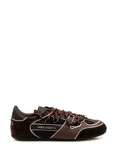DOLCE & GABBANA - Low Top Panelled Sneaker with Double Laces - Black - LIDIASHOPPING® - Official Website