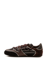 DOLCE & GABBANA - Low Top Panelled Sneaker with Double Laces - Black - LIDIASHOPPING® - Official Website