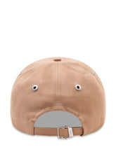 AMI ALEXANDRE MATTIUSSI - Cappellino da Baseball con Ricamo Logo - Beige - LIDIASHOPPING® - Official Website