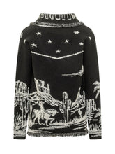 ALANUI - Cardigan con Cintura e Bordi Frangiati - Nero - LIDIASHOPPING® - Official Website