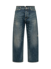 DOLCE & GABBANA - Five Pocket Trousers with Distressed Details - Blue - LIDIASHOPPING® - Official Website