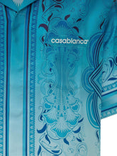 CASABLANCA - Camicia con Stampa Ornamentale - Blu | Lidia Shopping ® | Official Website