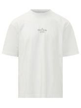 STONE ISLAND - T-shirt con Stampa sul Petto - Bianco | Lidia Shopping ® | Official Website