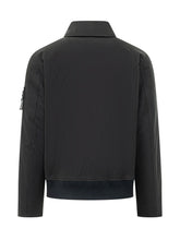 STONE ISLAND - Giacca con Tasche Applicate - Blu - LIDIASHOPPING® - Official Website