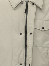 STONE ISLAND - Jacket with Shirt Collar and Pockets - Grey - LIDIASHOPPING® - Official Website