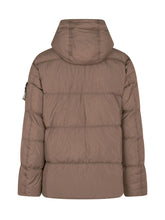 STONE ISLAND - Giacca con Cappuccio e Tasche Laterali - Marrone - LIDIASHOPPING® - Official Website
