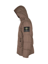 STONE ISLAND - Giacca con Cappuccio e Tasche Laterali - Marrone - LIDIASHOPPING® - Official Website