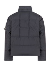 STONE ISLAND - Giacca Imbottita con Collo Alto - Blu - LIDIASHOPPING® - Official Website