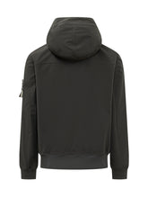 STONE ISLAND - Parka Corto con Tasche Applicate - Nero - LIDIASHOPPING® - Official Website