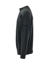 STONE ISLAND - Maglia Girocollo con Maniche Raglan - Blu - LIDIASHOPPING® - Official Website