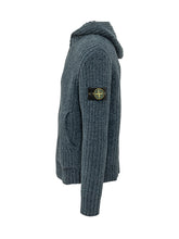 STONE ISLAND - Hoodie with Front Pocket - Blue - LIDIASHOPPING® - Official Website