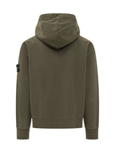 STONE ISLAND - Felpa con Cappuccio e Zip -  - LIDIASHOPPING® - Official Website
