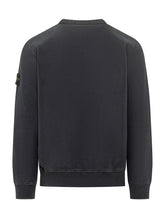STONE ISLAND - Felpa Girocollo con Patch Logo Applicata -  - LIDIASHOPPING® - Official Website