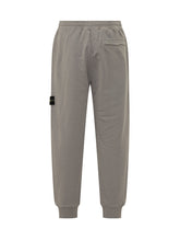 STONE ISLAND - Jogger Trousers with Side Patch - Grey - LIDIASHOPPING® - Official Website