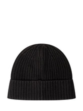 STONE ISLAND - Ribbed Beanie - Black - LIDIASHOPPING® - Official Website