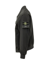 STONE ISLAND - Bomber con Doppie Tasche Frontali - Nero - LIDIASHOPPING® - Official Website