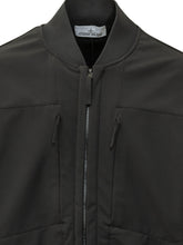 STONE ISLAND - Bomber con Doppie Tasche Frontali - Nero - LIDIASHOPPING® - Official Website