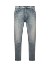 DONDUP - Pantaloni Brighton Carrot con Cinque Tasche - Blu - LIDIASHOPPING® - Official Website