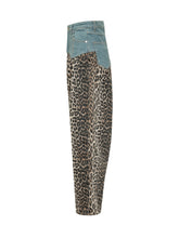 GANNI - Jeans Corset con Stampa Animalier - Multicolore - LIDIASHOPPING® - Official Website