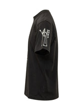 Y-3 - T-shirt con Stampa Lettering Verticale - Nero - LIDIASHOPPING® - Official Website