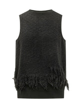 Y-3 - Vest with Fringed Panel - Black - LIDIASHOPPING® - Official Website