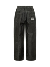 Y-3 - Jeans Ampi con Coulisse e Tasche Applicate - Nero - LIDIASHOPPING® - Official Website