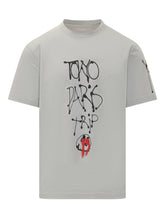 Y-3 - T-shirt con Stampa Lettering - Grigio - LIDIASHOPPING® - Official Website