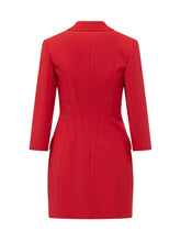 ELISABETTA FRANCHI - Double Breasted Blazer Dress - Red - LIDIASHOPPING® - Official Website