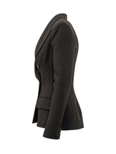 ELISABETTA FRANCHI - Blazer Doppiopetto con Tasche a Patta - Nero - LIDIASHOPPING® - Official Website