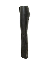 ELISABETTA FRANCHI - Flared Trousers with Front Seams - Black - LIDIASHOPPING® - Official Website