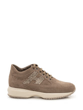 HOGAN - Sneaker Interactive con Applicazione Laterale - Verde - LIDIASHOPPING® - Official Website