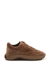 HOGAN - Low Top Panelled Sneakers - Brown - LIDIASHOPPING® - Official Website