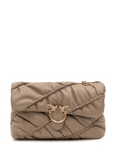 PINKO - Love Puff Bag with Chain Strap - Beige - LIDIASHOPPING® - Official Website