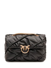 PINKO - Borsa Love Puff con Patta Imbottita - Nero - LIDIASHOPPING® - Official Website