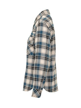 PAROSH - Camicia a Quadri con Borchie - Blu - LIDIASHOPPING® - Official Website