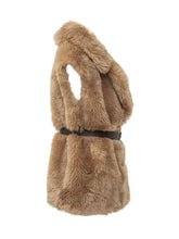 PAROSH - Gilet Lungo con Cintura - Beige - LIDIASHOPPING® - Official Website