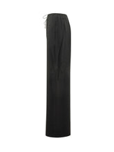 LANVIN - Pantaloni Loose Fit con Coulisse - Nero - LIDIASHOPPING® - Official Website