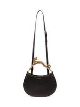 LANVIN - Borsa Hobo con Manico Scultoreo - Nero - LIDIASHOPPING® - Official Website