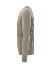 BRUNELLO CUCINELLI - Crewneck Sweater with Ribbed Trims - Green - LIDIASHOPPING® - Official Website