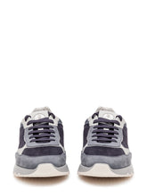 BRUNELLO CUCINELLI - Sneakers con Suola Scolpita - Blu - LIDIASHOPPING® - Official Website