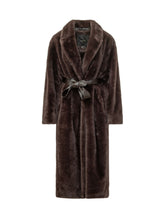 PINKO - Cappotto Calendula con Cintura - Marrone - LIDIASHOPPING® - Official Website