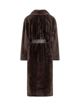 PINKO - Cappotto Calendula con Cintura - Marrone - LIDIASHOPPING® - Official Website
