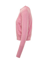 PINKO - Cardigan Tallin con Abbottonatura Asimmetrica - Rosa - LIDIASHOPPING® - Official Website