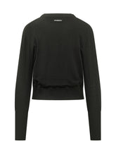 PINKO - Cardigan Tallin con Abbottonatura Asimmetrica - Nero - LIDIASHOPPING® - Official Website