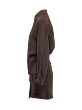 PINKO - Abito Asfodelo con Colletto a Punta - Marrone - LIDIASHOPPING® - Official Website