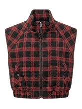 PINKO - Handel Gilet Check con Zip - Nero - LIDIASHOPPING® - Official Website
